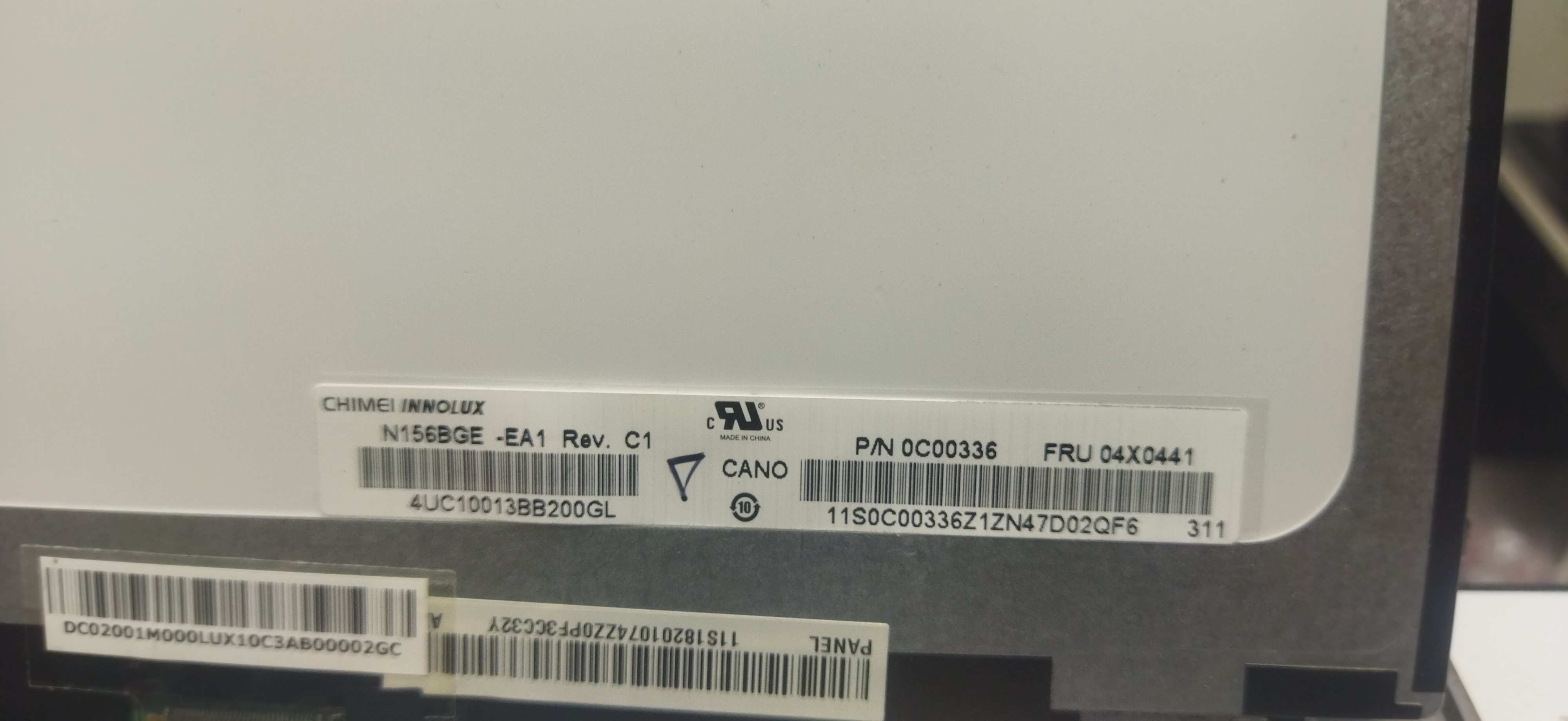 پنل ال‌ای‌دی لپ تاپ 15.6 اینچ اچ‌دی مات، مدل N156BGE-EA1 Rev.C1، کانکتور 30 پین