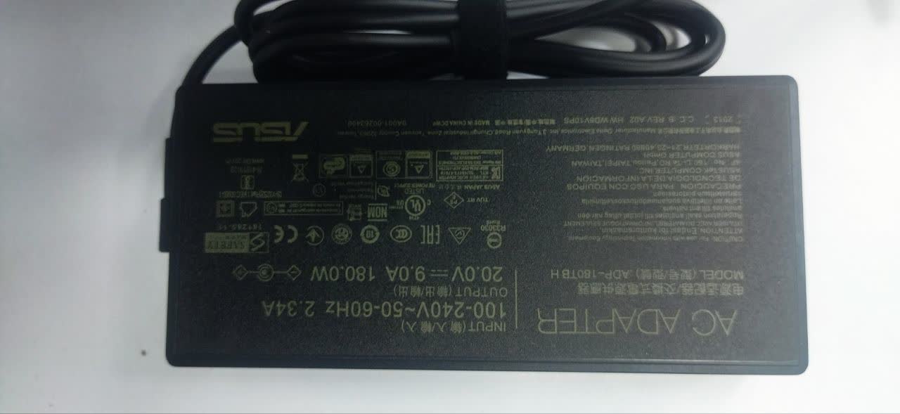 آداپتور لپ تاپ ایسوس 20V 9A سوزندار 3.7mmx6.0mm توان 240 وات